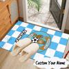 Custom Name Coventry Football Club Crest Rug for Living Room, Game Rooms, Office, Bedroom, Floor Mat Playful Design, fan gifts Christmas decor