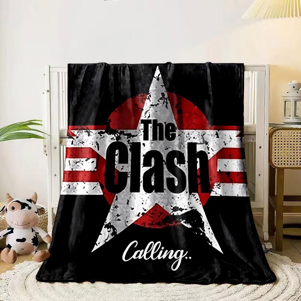 The Clash Star Design Blanket for all seasons blanket lunch break throw gift