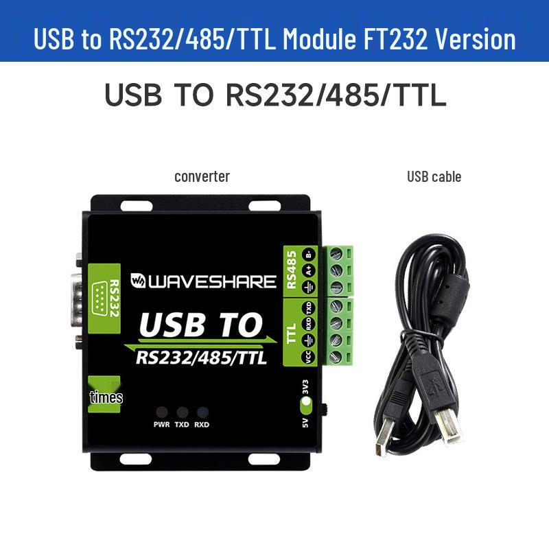 Weixue USB to RS232/RS485/TTL UART Serial Communication Module with Isolation