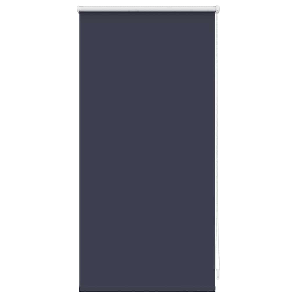 Blackout Roller Blind 44.4 x 100 cm Fabric Width 40 cm Navy Blue