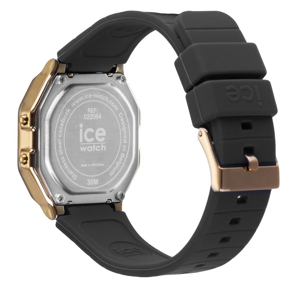 Авторизованный дилер Ice Watch Цифровые наручные часы для женщин 022064 ICE digit Черный Золотой Маленькие [Ice watch]