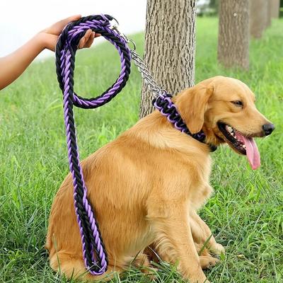 Поводки для домашних животных, большие поводки для собак, прочный вязаный ошейник для прогулок, бега, гор, товары для домашних животных