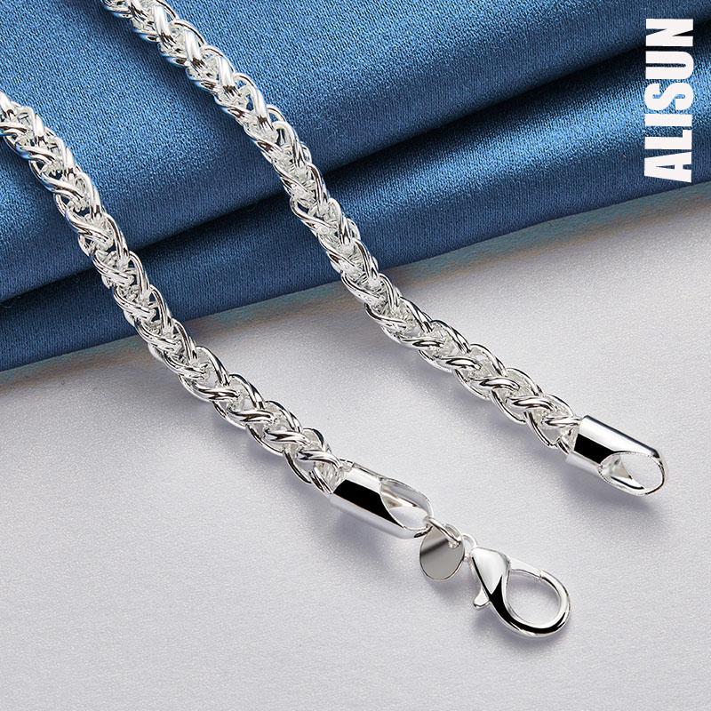 925 Sterling Silver 8mm Necklace Fashionable Wedding Jewelry
