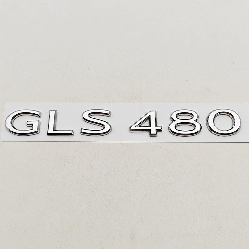 For Mercedes Benz GLS Class GLS400 GLS480 GLS600 Trunk Letter Emblem Badge Logo Car Styling Sticker Accessories Replacement AR1