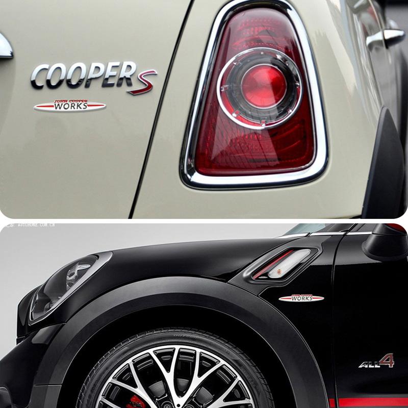 Автомобиль 3D ALL4 John Cooper S Works, багажник, значок, эмблема, наклейки, наклейки для MINI Clubman Countryman R50 R52 R53 R55 R56 R57