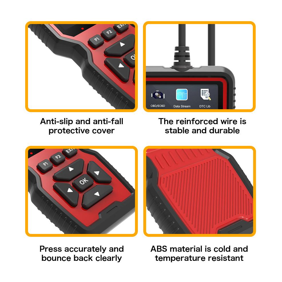 Сканер OBD2 Live Data Профессиональный механик OBDII Диагностический считыватель кодов и инструменты сканирования Инструмент для диагностики двигателя автомобиля для всех автомобилей с протоколом OBDII