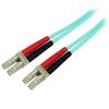 OM4 Fiber Optic Cable - STARTECH.COM - Multimode Duplex LC LC - 1 M - 100 Gb - Aqua