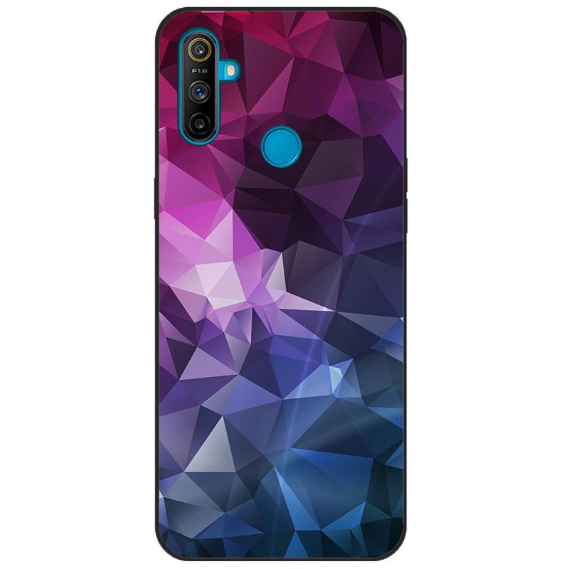 Чехол-бампер для Realme C3, мягкий силикон TPU, задняя крышка с рисунком, для OPPO Realme C3 RMX2020 C 3 RealmeC3, мультяшный чехол для телефона Funda
