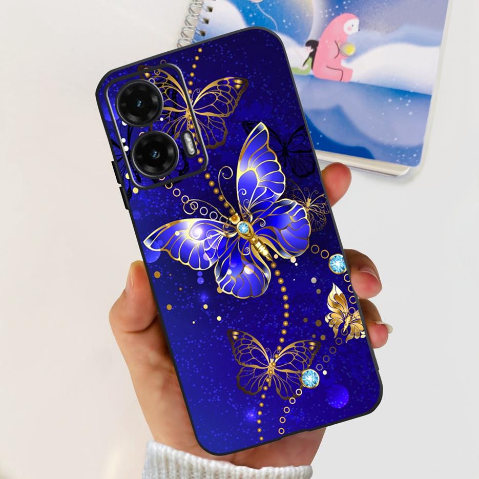 Для Motorola Moto G35 G55 G85 Чехол Милый Расписной Чехол Матовый Чехол для Телефона Для Moto G85 G 35 G55 MotoG35 MotoG55 MotoG85 Мягкие Чехлы