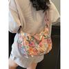 Large Capacity Floral Bag Female 2025 New Arrival Tide Fashion Messenger Bag Female Ins Minority All-Match Shoulder Dumpling Bag