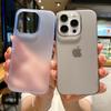 Прозрачный матовый жесткий ПК чехол для телефона для iPhone 16 15 14 13 12 Pro Max Plus Полупрозрачный тонкий скин Ударопрочный полная защита