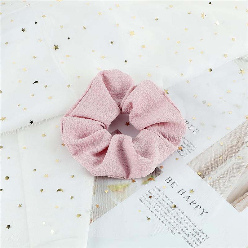60 Styles Women Girls Satin Scrunchie Candy Color Hair Ties Rope Elastic Fashion Hair Bands Vintage Simple Hair Accessories Gift