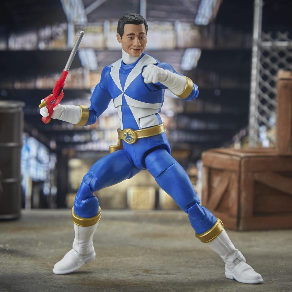 Power Rangers Lightning Collection Lightspeed Rescue Синий Рейнджер 6-дюймовая Премиальная Коллекционная Фигурка Игрушка с Аксессуарами, для Возраста от 4 лет