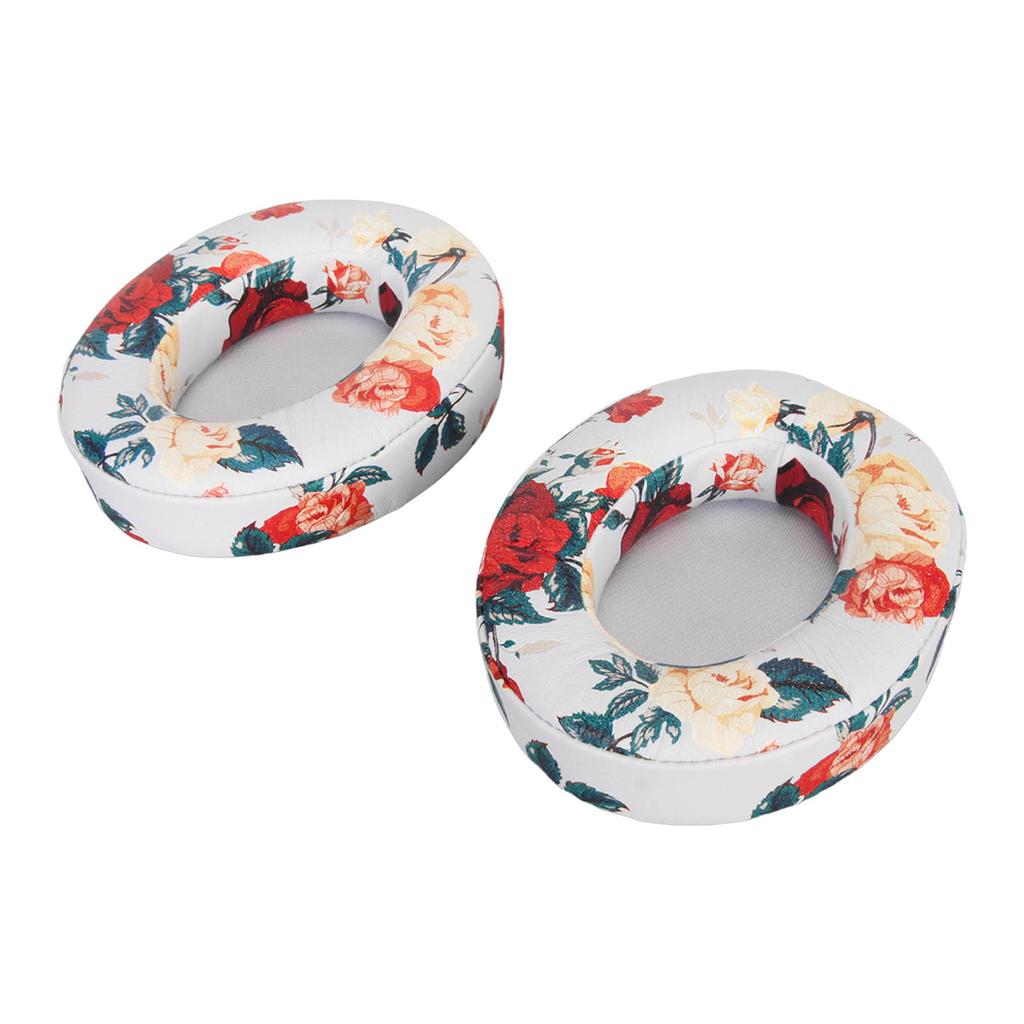 Replacement Ear Cushions Professional Soft Protein Leather Soundproof Memory Foam Print Ear Pads for Studio 2 Studio 3