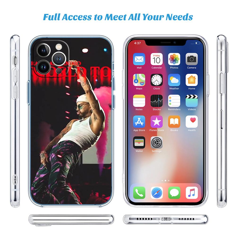 LO83 Rauw Alejandro Soft Shell Transparent Phone Case for Samsung Galaxy A04 A04S A14 A23 A34 A54 M23 M33 M52 M53