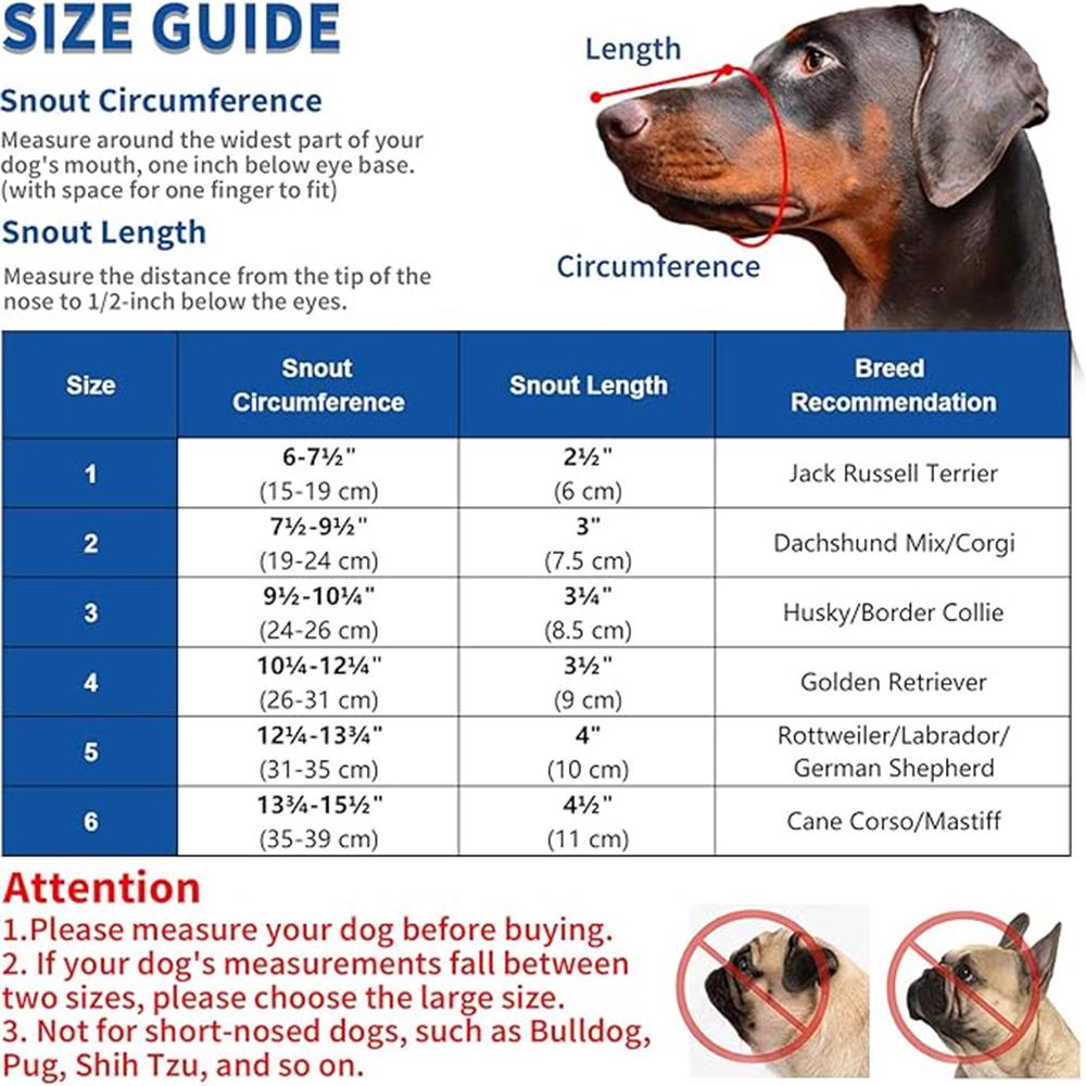 Anti Barking Dog Muzzle For Small Large Dogs Adjustable Mesh Breathable Pet Mouth Muzzles For Dogs Nylon Straps Large Dog Muzzle