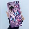 Модный матовый силиконовый чехол для телефона Huawei Nova Y72/Y72S/Y63 с цветочными и мультяшными дизайнами