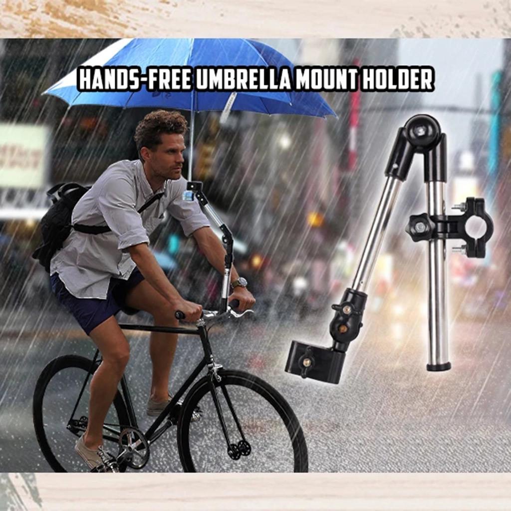 Hands-Free Umbrella Mount Holder Bicycle Stroller Wheelchair Umbrella Stand