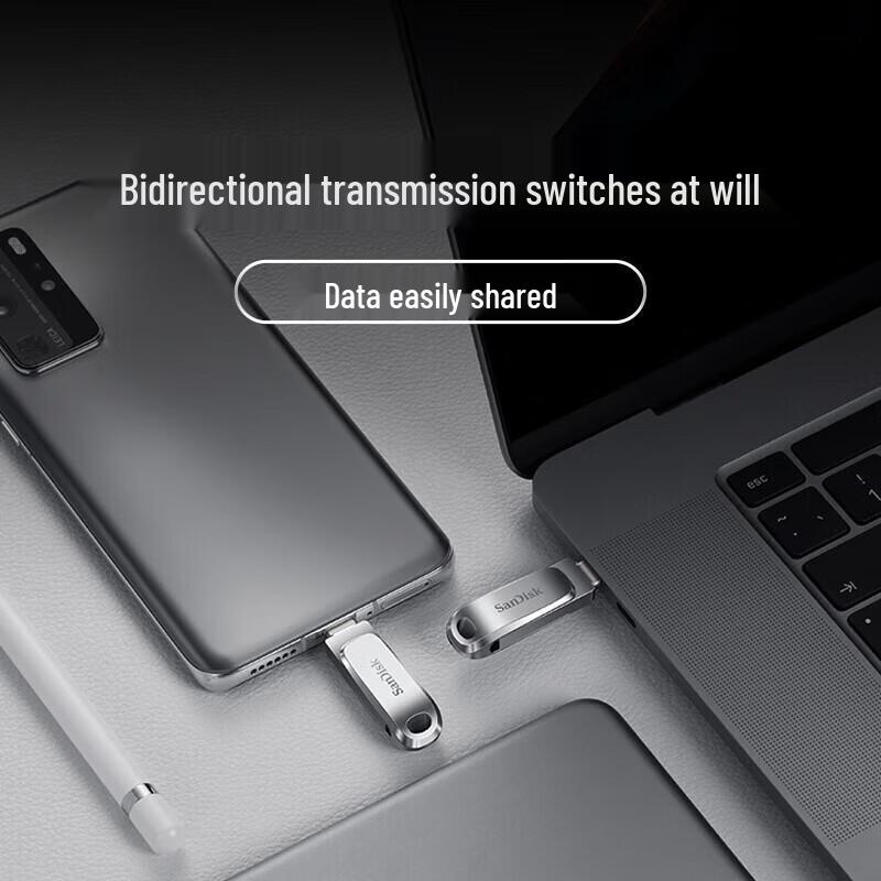 SanDisk 512 ГБ Type-C USB 3.2 Двухдисковый DDC4