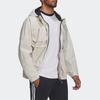 Adidas Originals Trefoil Adv St Mp Wb однотонная спортивная куртка с капюшоном, мужская верхняя одежда, белая HF4794