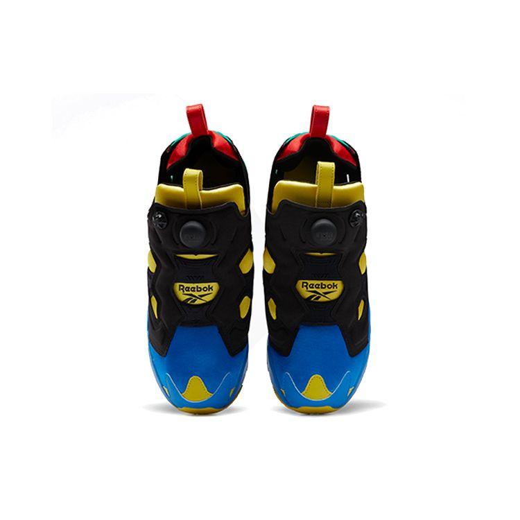 Reebok InstaPump Fury OG MU Olympics Rings 2020 Unisex Sneakers Black Horizon-Blue Instinct-Red FZ2065