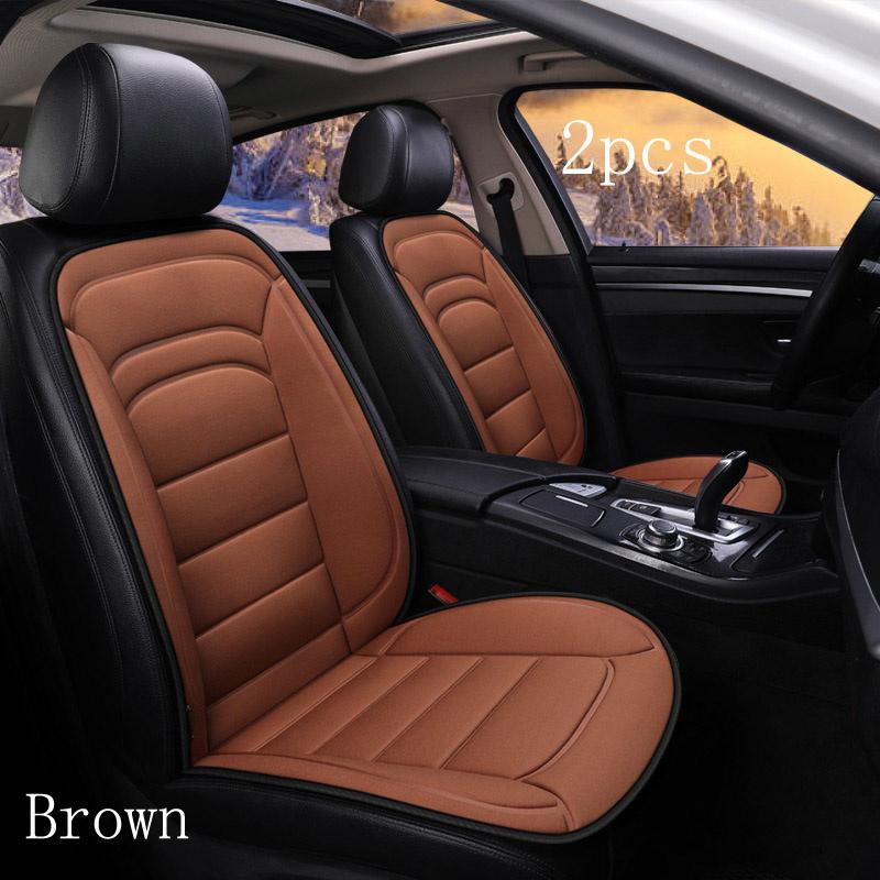 12v 1/2pcs Car Protective Cover Heating Pad Heating Car Seat Auto Parts Auto Parts Seat Cover Heated Seats Winter Warmer