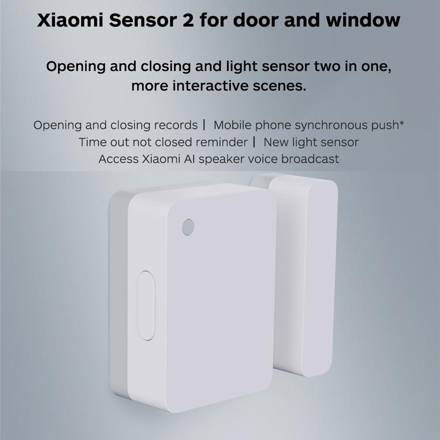 Xiaomi Датчик двери и окна Mijia 2, Bluetooth-соединение, интеллектуальная система сигнализации, умный дом, автоматическое освещение для приложения Mi Home