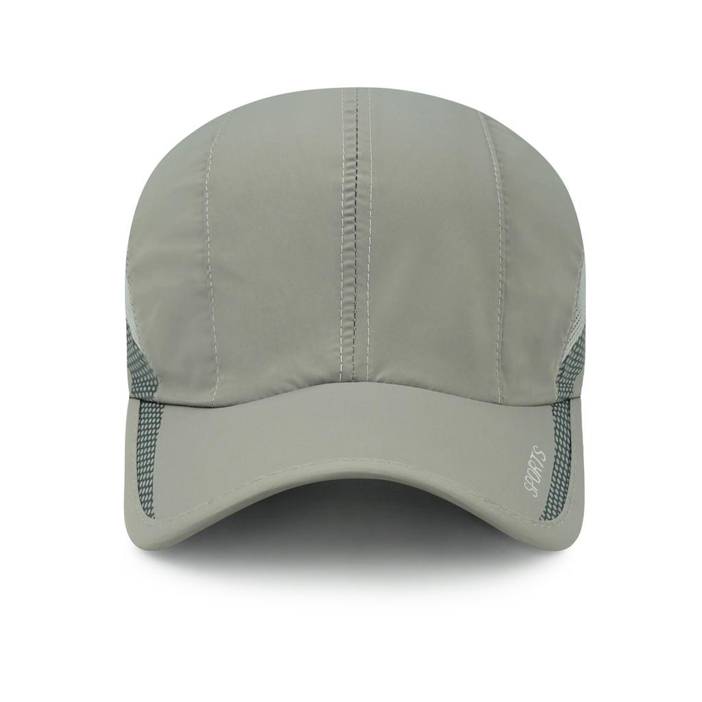 Croogo Mesh Sports Baseball Running Mesh Cap for Men and Sun Breathable Cap, Cap, Cap, Women, Protection, Quick-Drying, Lightweight, (CP02-Light Gray)