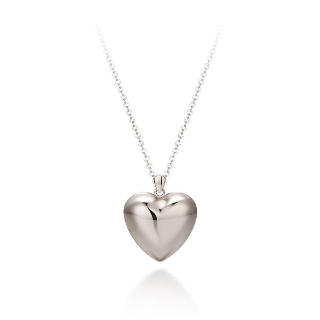 [LeShop] Колье-сердце с шариком из 14-каратного золота (Позолоченный)_LJ4095BRN