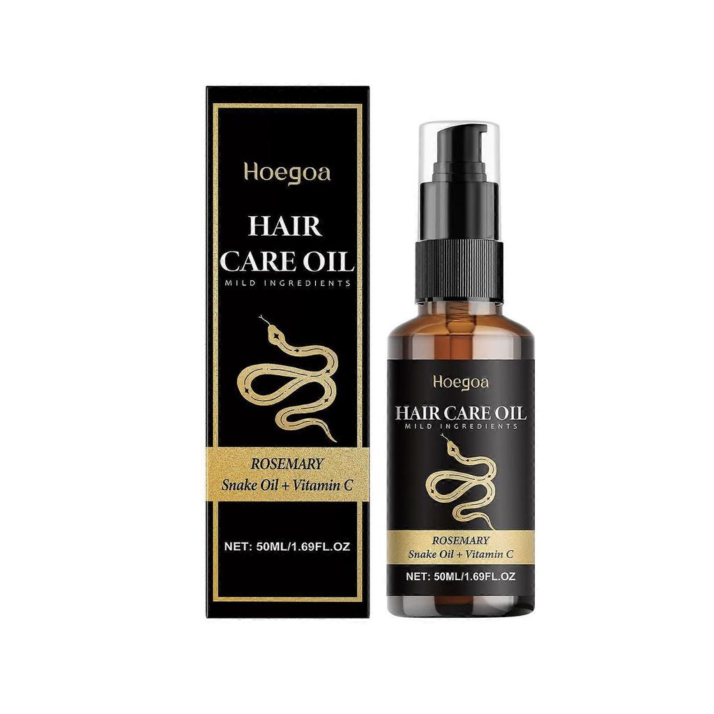 Hoegoa Hair Care Oil Rosemary Gentle Moisturizing Hair Care Soft Nourishing Hydrating Hair Care Essential Oil