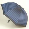 Luxury Folding Umbrella Striped Plain BLUE Makita a Umbrella Manufacturer with a History of Over 140 Years Since the Edo Luxury Umbrella Koshu-ori