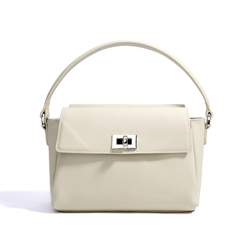 Minimalist Commuting Niche Flip Up Women's Bag Trend Versatile Leather Handbag High-end Sense Shoulder