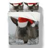 3D Rabbit Pattern Home Bedding Set 3D Animal Quilt Cover Pillow Case 2/3 Piece Zipper Super Soft Home Decoration Gift