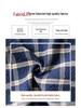Korean Retro Plaid High Waist Wide Leg Pants for Women - Summer Drapey Straight Leg, Zhao Lusi Style.