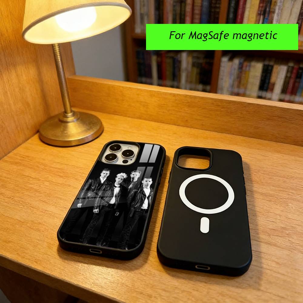 D-Depeche Mode Phone Case For iPhone17,16,15,14,13,12,11 Plus,Pro Magnetic For Magsafe Wireless Charging