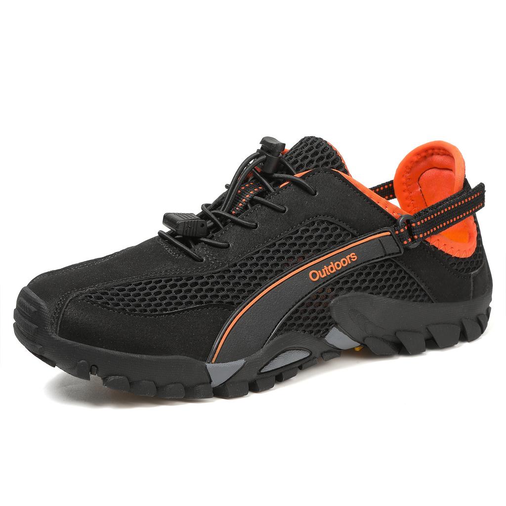 Men and Women Outdoor Mountaineering Trekking Creek Shoes Snorkeling Mountain Camping Fishing Mesh Hollow Casual Couple