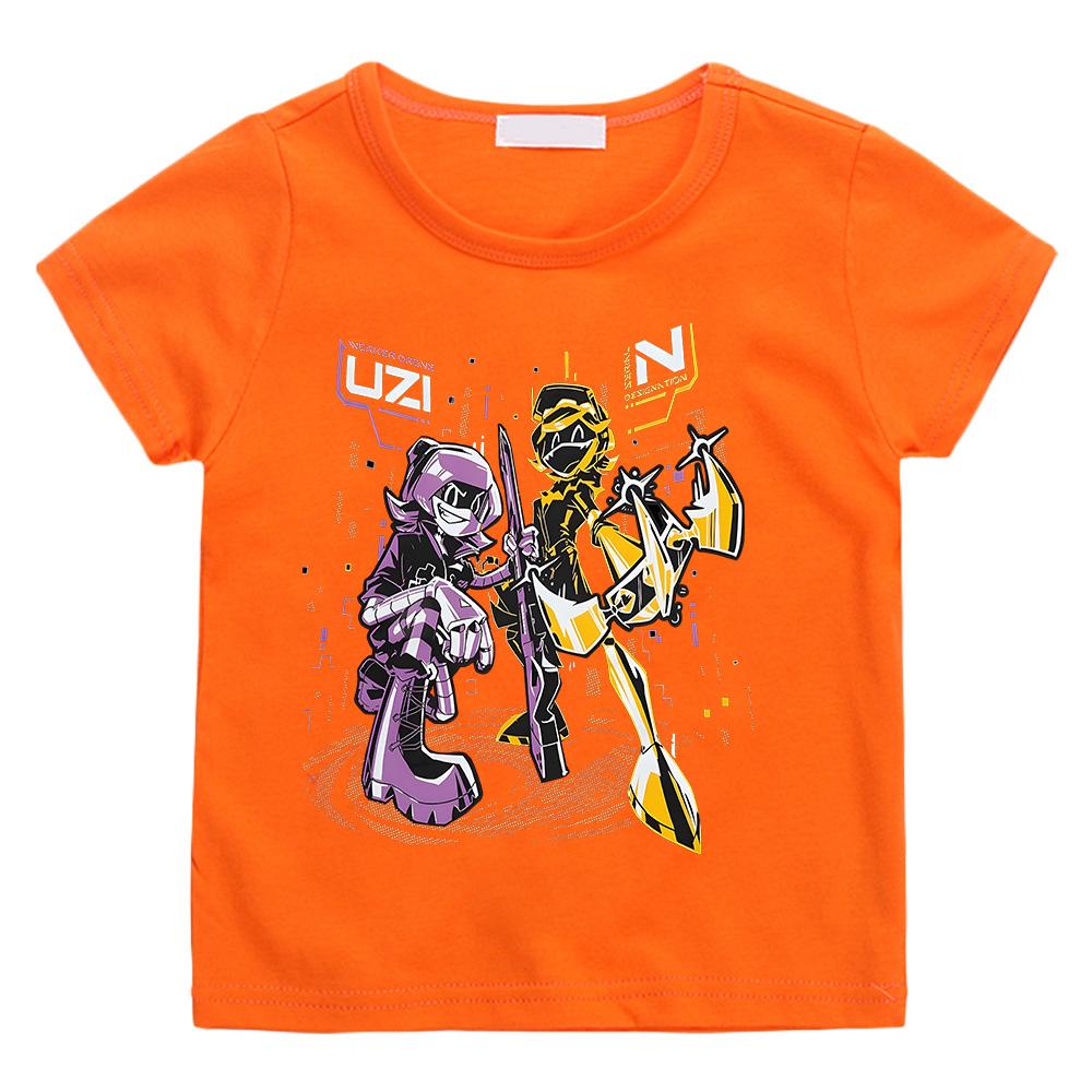 Murder Drones N and Uzi T-shirts Fashion Boys Girls Cotton Hot Anime Tees Teen Children Short Sleeve Clothes Cool Kids Tshirts