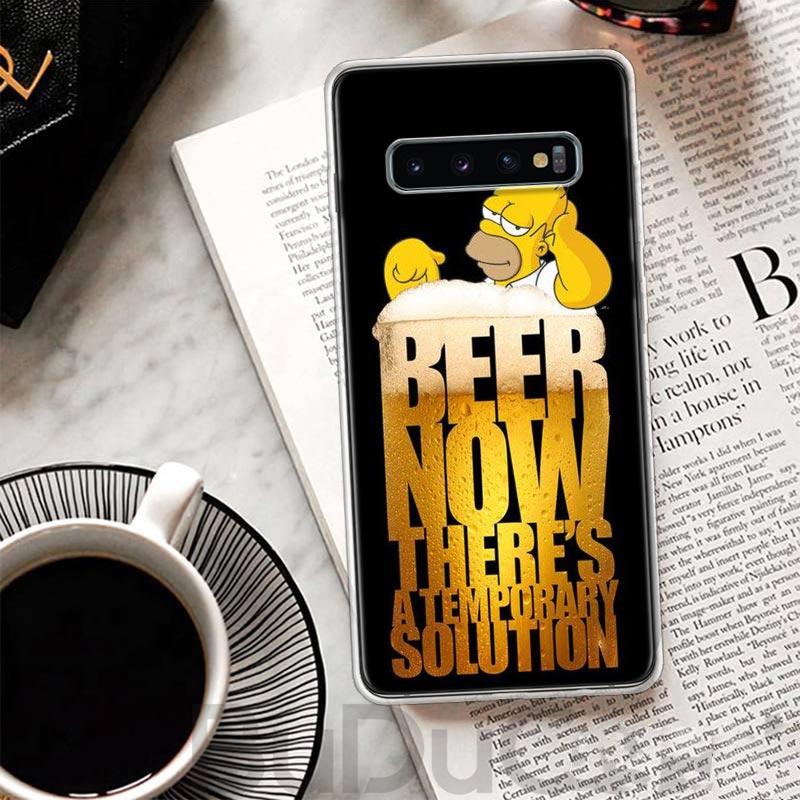 World Beers Alcohol Summer Bubble Cover For Samsung Galaxy S23 S22 S24 S25 Ultra Phone Case S21 Plus S20 FE S10 + S25Ultra Print
