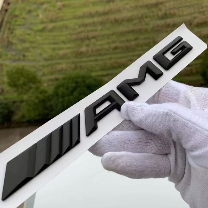 TGM3   3D Металлическая эмблема AMG Наклейка-значок на задний багажник автомобиля Для Mercedes Benz W204 W205 W203 W211 W212 W213 W201 W210 W124 W126 W140