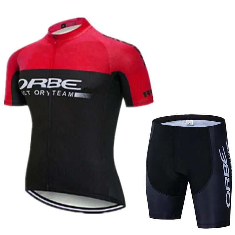 Summer Short Sleeve Set Tour de France ORBEA Team Cycling Suit Sports Roller Skating Suit Bicycle Outdoor Riding