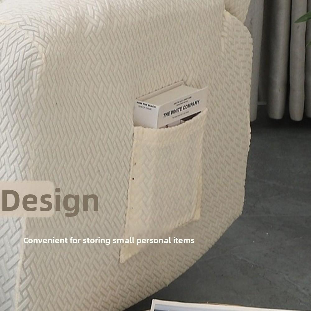Solid Color Recliner Sofa Covers Stretch Fabric T Jacquard Cover New Couch Slipcovers