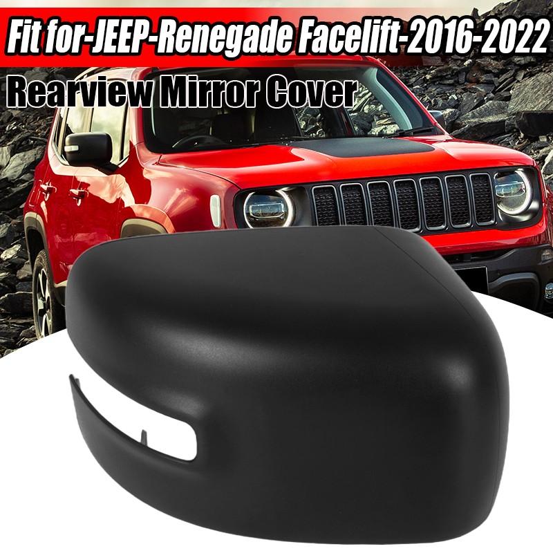 Черная Накладка на Зеркало Заднего Вида Правая Сторона для Jeep Renegade 2016-2022 2023