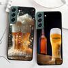 Свежий Холодный Пивной Чехол Для Телефона Samsung Galaxy S22 S25 Ultra S21 S10 Plus S26 Edge S20 S23 S24 FE Чехол Силиконовый Мягкий ТПУ C