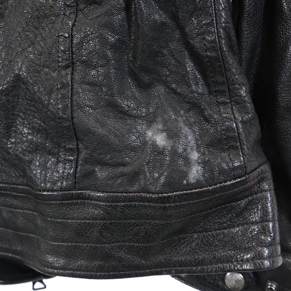leather Riders jacket 2 black Men's Used