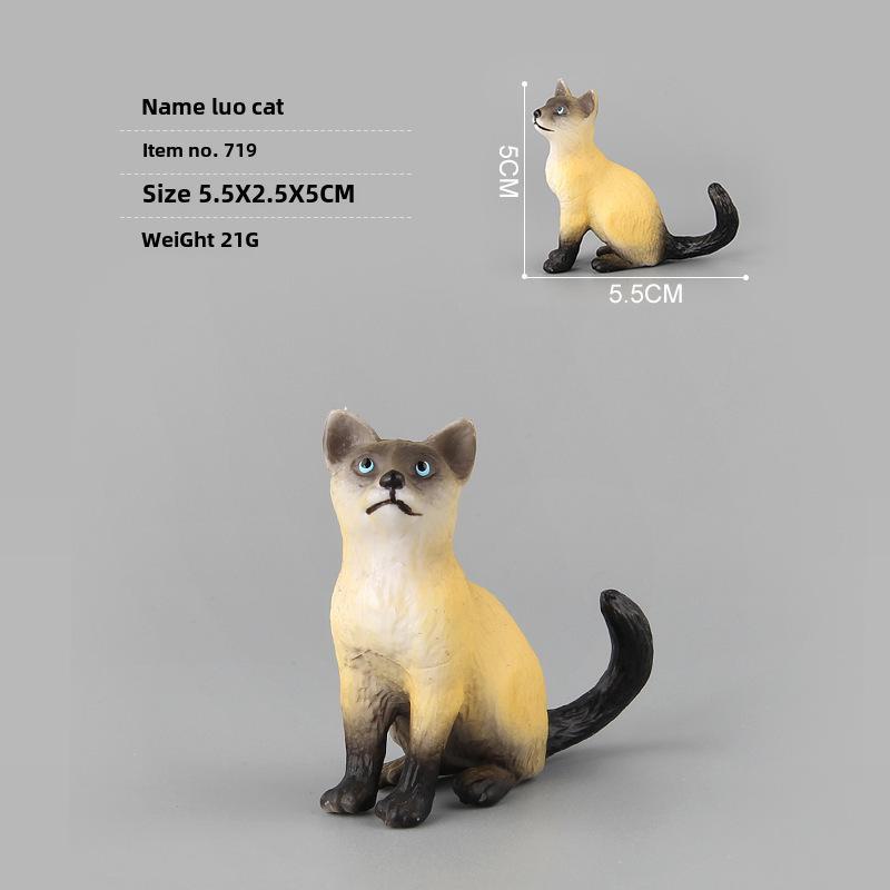 Детский набор игрушек «Черно-белый котенок» — китайские сельские украшения в виде кошечки