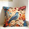 Pillow Case Colorful Bird Floral Comfy Pillow Cover For Sofa Couch Bed Living Room Morden Pillowcases