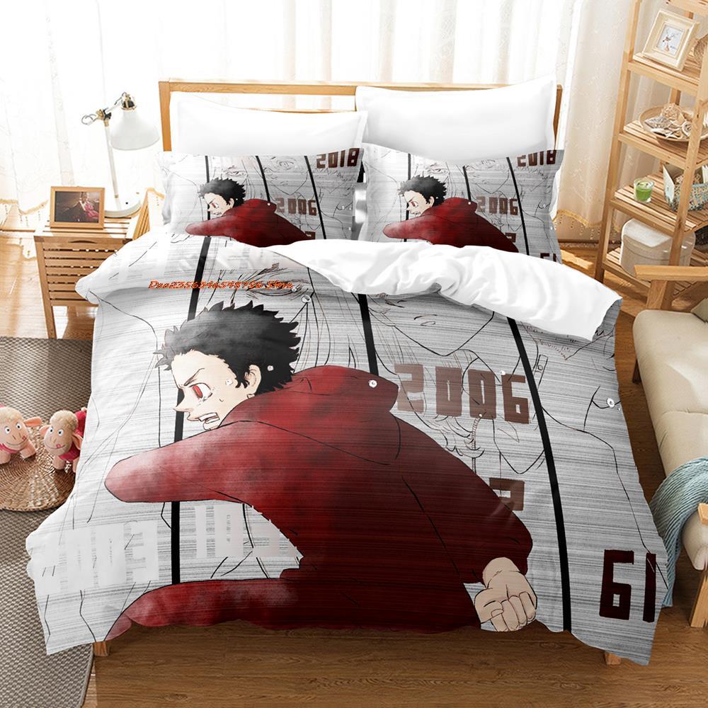 Новый комплект постельного белья Anime Tokyo Revengers Single Twin Full Queen King Size Bed Set Adult Kid Bedroom Duvet cover Sets Home Textiles