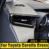 Car Accessories For Toyota Corolla Cross XG10 2021 2022 2023 Hybrid LHD ABS Central Control Dashboard Trim Strip Cover Stickers