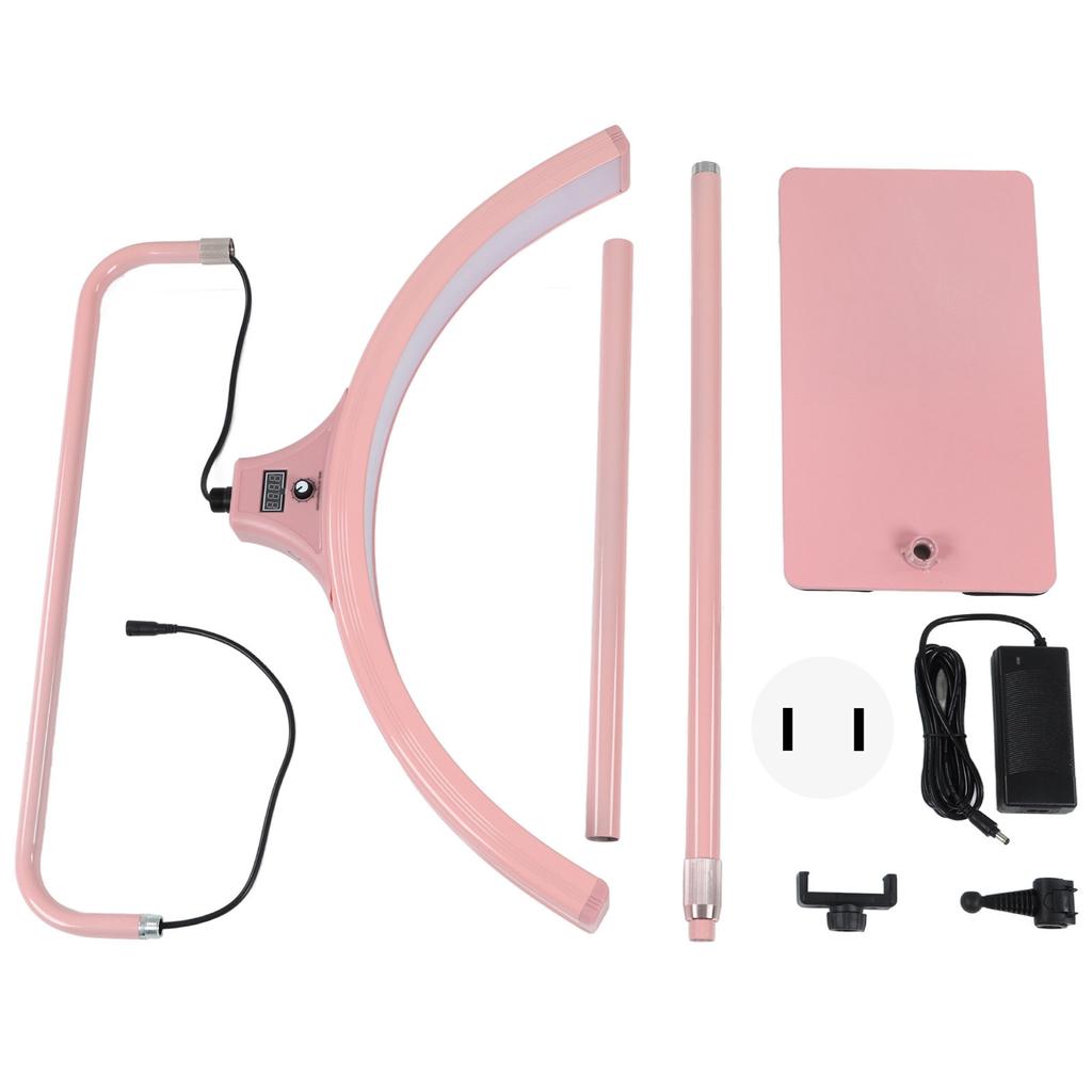 Beauty Salon Light 26 Inch Half Moon LED Floor Lamp Eye Protection U Shaped Fill Light 110‑240V