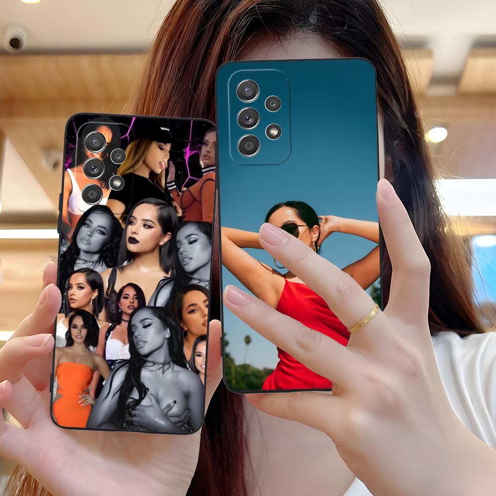 Модный чехол для мобильного телефона Becky G для Samsung Galaxy A73 72 71 70 56 55 54 53 52 36 35 34 23 16 15 5G Цветной защитный чехол